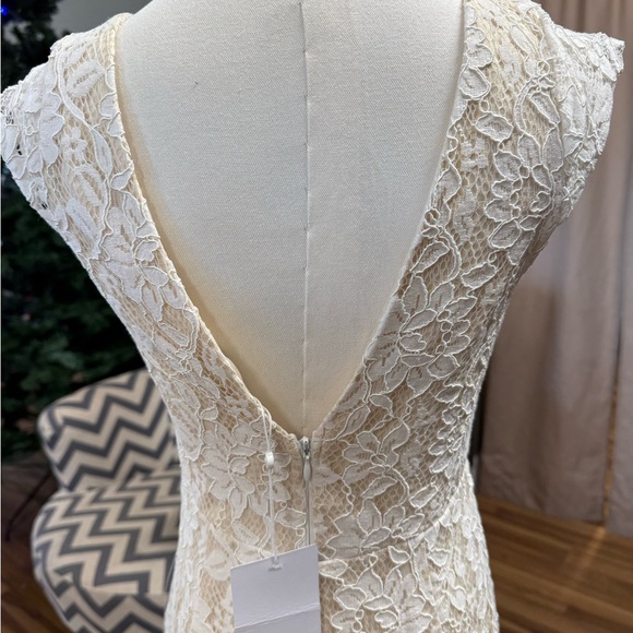 Lulu's Cream Lace Detail Dress - Picture 4 of 6